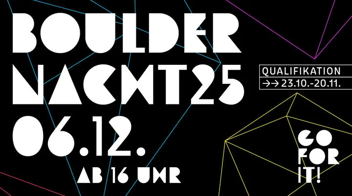 Bouldernachtwerbung  | © diekletterarena