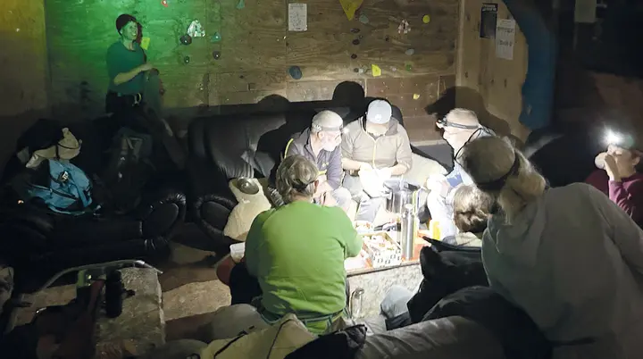 Weihnachtlicher Kletterspass DAV HN / BZG Künzelsau | © DAV HN / BZG Künzelsau